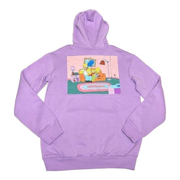 The Simpsons Adult Hoodie Portrait Bart Homer Universal NICE, NORMAL FAMILY - Picture 4 of 10
